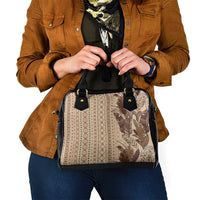 Women's Day Samoa Malu Tattoo Inspired Mix Teuila Shoulder Handbag Vintage Tapa