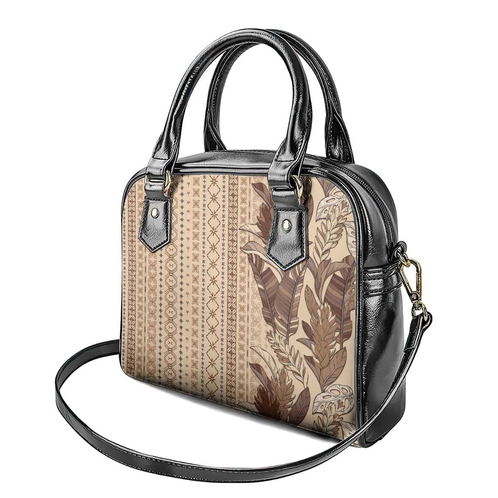 Women's Day Samoa Malu Tattoo Inspired Mix Teuila Shoulder Handbag Vintage Tapa