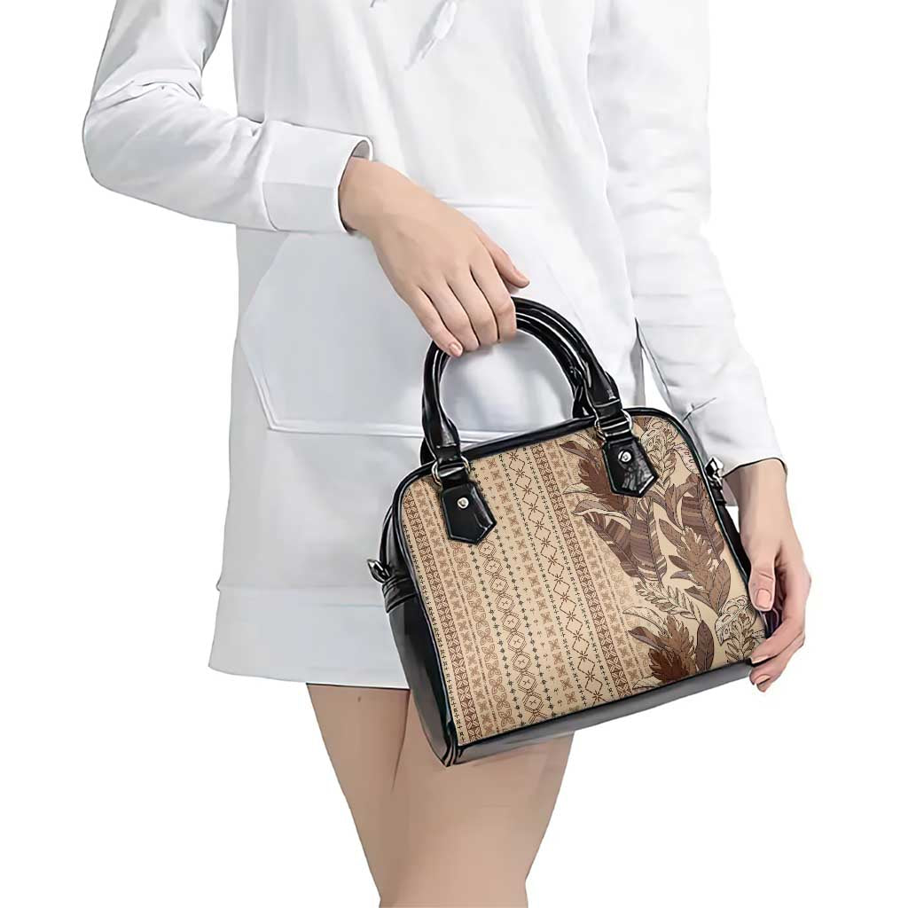 Women's Day Samoa Malu Tattoo Inspired Mix Teuila Shoulder Handbag Vintage Tapa