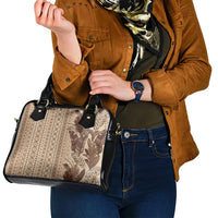 Women's Day Samoa Malu Tattoo Inspired Mix Teuila Shoulder Handbag Vintage Tapa