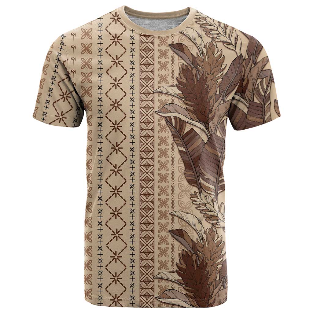 Women's Day Samoa Malu Tattoo Inspired Mix Teuila T Shirt Vintage Tapa LT7 Beige - Polynesian Pride