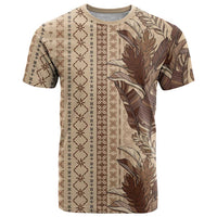 Women's Day Samoa Malu Tattoo Inspired Mix Teuila T Shirt Vintage Tapa LT7 Beige - Polynesian Pride