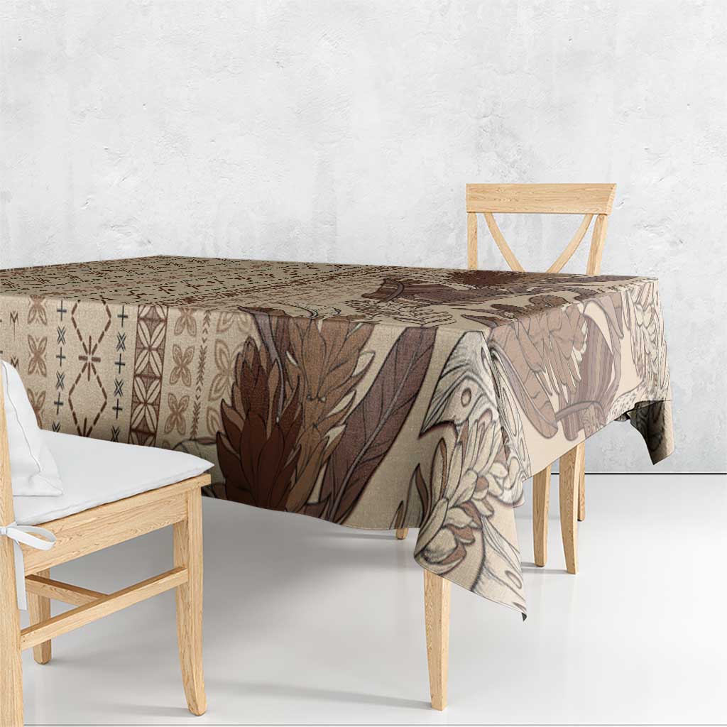 Women's Day Samoa Malu Tattoo Inspired Mix Teuila Tablecloth Vintage Tapa LT7 - Polynesian Pride