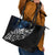 Maori Matariki Leather Tote Bag Landscape Styled Fern - Galaxy