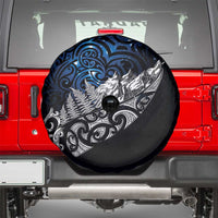 Maori Matariki Spare Tire Cover Landscape Styled Fern - Galaxy