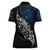 Maori Matariki Women Polo Shirt Landscape Styled Fern - Galaxy