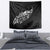 Maori Matariki Tapestry Landscape Styled Fern - Monochrome