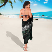 Maori Matariki Sarong Landscape Styled Fern - Paua Shell