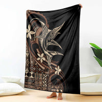 Samoa Manuia le Aso Tuto'atasi Blanket Siapo Mamanu Mix Tatau Marlin LT7 - Polynesian Pride