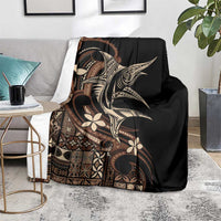 Samoa Manuia le Aso Tuto'atasi Blanket Siapo Mamanu Mix Tatau Marlin LT7 - Polynesian Pride