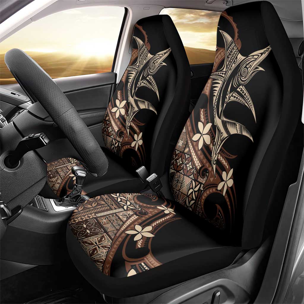 Samoa Manuia le Aso Tuto'atasi Car Seat Cover Siapo Mamanu Mix Tatau Marlin