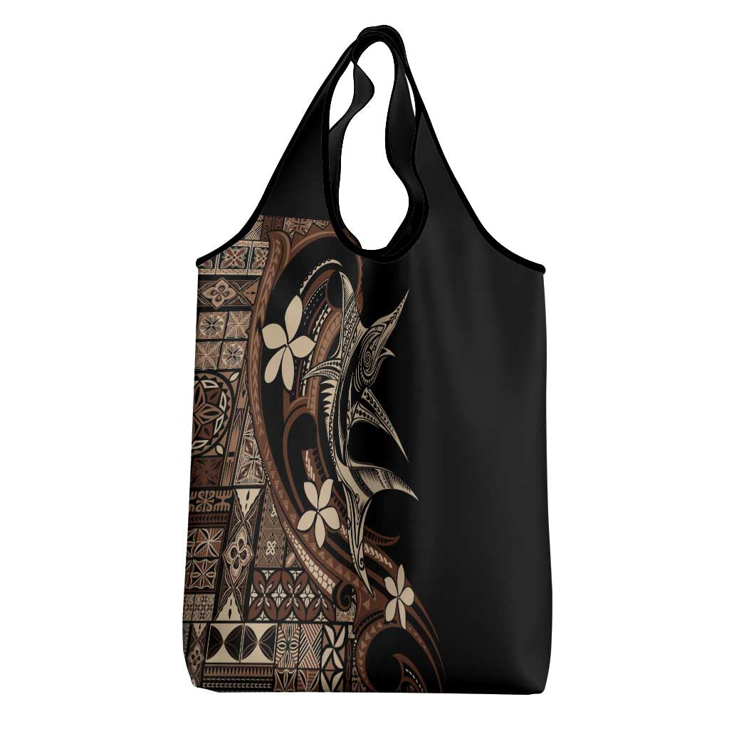 Samoa Manuia le Aso Tuto'atasi Grocery Bag Siapo Mamanu Mix Tatau Marlin LT7 - Polynesian Pride
