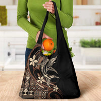 Samoa Manuia le Aso Tuto'atasi Grocery Bag Siapo Mamanu Mix Tatau Marlin LT7 - Polynesian Pride