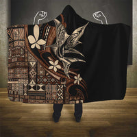 Samoa Manuia le Aso Tuto'atasi Hooded Blanket Siapo Mamanu Mix Tatau Marlin LT7 - Polynesian Pride