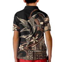 Samoa Manuia le Aso Tuto'atasi Kid Polo Shirt Siapo Mamanu Mix Tatau Marlin
