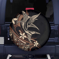 Samoa Manuia le Aso Tuto'atasi Spare Tire Cover Siapo Mamanu Mix Tatau Marlin