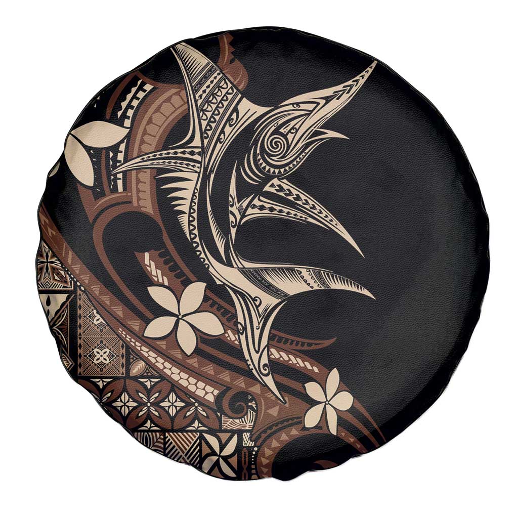 Samoa Manuia le Aso Tuto'atasi Spare Tire Cover Siapo Mamanu Mix Tatau Marlin