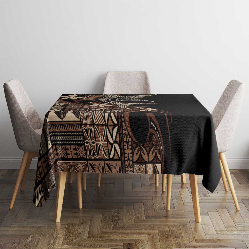Samoa Manuia le Aso Tuto'atasi Tablecloth Siapo Mamanu Mix Tatau Marlin LT7 - Polynesian Pride