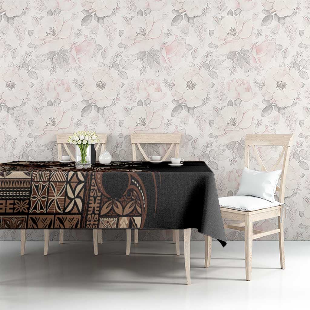 Samoa Manuia le Aso Tuto'atasi Tablecloth Siapo Mamanu Mix Tatau Marlin LT7 - Polynesian Pride