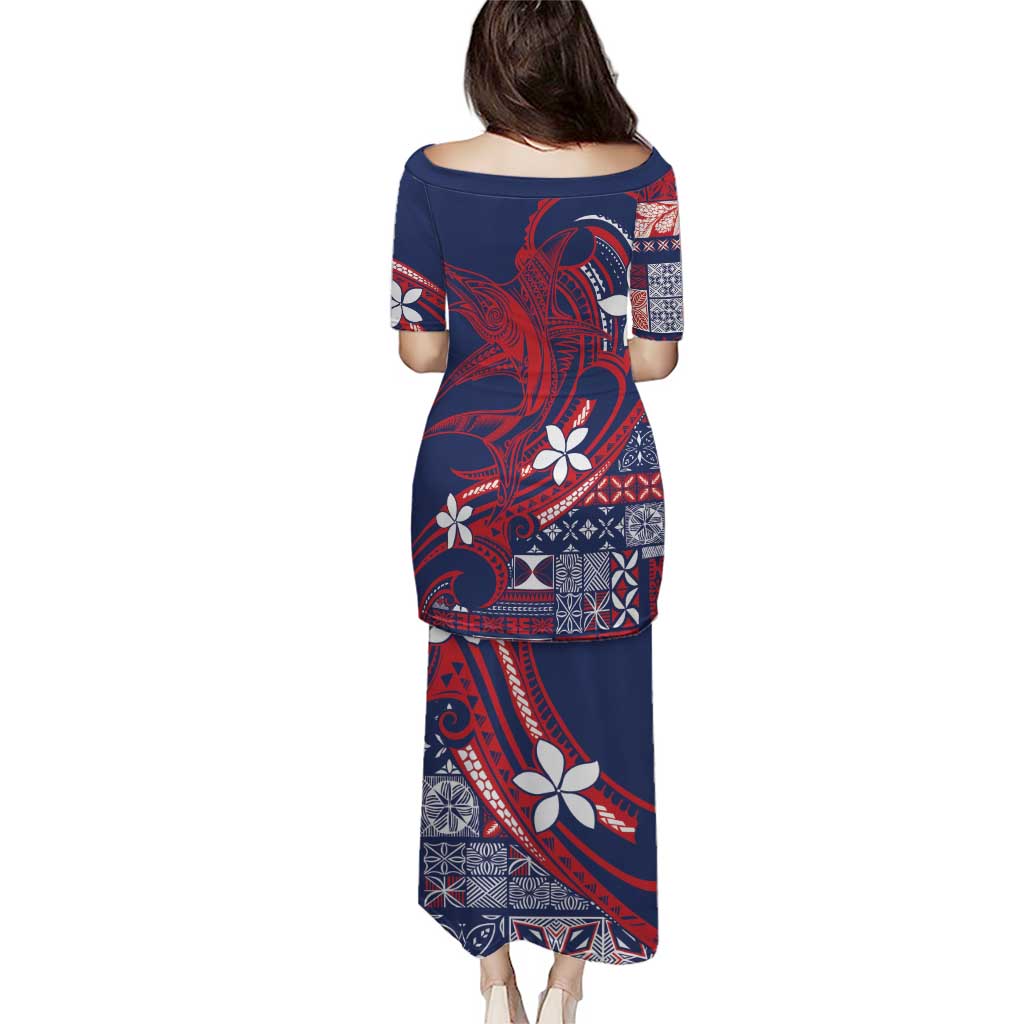 Samoa Manuia le Aso Tuto'atasi Puletasi Siapo Mamanu Mix Tatau Marlin - Flag Color