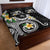 Kanaka Maoli Hawaii Plumeria Quilt Bed Set Dancing Tentacles Black Style