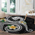 Kanaka Maoli Hawaii Plumeria Round Carpet Dancing Tentacles Black Style