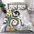 Kanaka Maoli Hawaii Plumeria Bedding Set Dancing Tentacles White Style