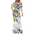 Kanaka Maoli Hawaii Plumeria Mermaid Dress Dancing Tentacles White Style