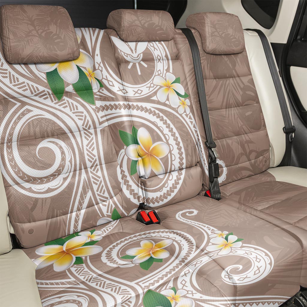 Kanaka Maoli Hawaii Plumeria Back Car Seat Cover Dancing Tentacles Beige Style LT7