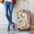 Kanaka Maoli Hawaii Plumeria Luggage Cover Dancing Tentacles Beige Style LT7