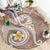 Kanaka Maoli Hawaii Plumeria Round Carpet Dancing Tentacles Beige Style LT7