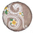 Kanaka Maoli Hawaii Plumeria Spare Tire Cover Dancing Tentacles Beige Style LT7