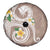 Kanaka Maoli Hawaii Plumeria Spare Tire Cover Dancing Tentacles Beige Style LT7