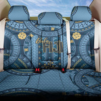 Bula Fiji Vintage Back Car Seat Cover Prussian Blue Masi Motifs