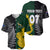 Personalised New Zealand Mix South Africa Rugby Baseball Jersey Protea Vs. Silver Ferns LT7 - Polynesian Pride