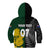 Personalised New Zealand Mix South Africa Rugby Kid Hoodie Protea Vs. Silver Ferns LT7 - Polynesian Pride