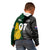 Personalised New Zealand Mix South Africa Rugby Kid Hoodie Protea Vs. Silver Ferns LT7 - Polynesian Pride