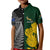 Personalised New Zealand Mix South Africa Rugby Kid Polo Shirt Protea Vs. Silver Ferns LT7 Kid Art - Polynesian Pride