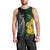 Personalised New Zealand Mix South Africa Rugby Men Tank Top Protea Vs. Silver Ferns LT7 - Polynesian Pride