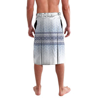Manu Samoa Rugby Custom White Lavalava ʻIe Toga Pattern With Brown Ula fala LT7 - Polynesian Pride