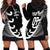 Personalised New Zealand Rugby Hoodie Dress Aotearoa Silver Fern Koru Maori Style LT7 - Polynesian Pride