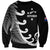 Personalised New Zealand Rugby Sweatshirt Aotearoa Silver Fern Koru Maori Style LT7 Unisex Black - Polynesian Pride