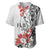 Bula Fiji Day Baseball Jersey Tagimaucia on Masi Pattern