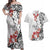 Bula Fiji Day Couples Matching Off Shoulder Maxi Dress and Hawaiian Shirt Tagimaucia on Masi Pattern