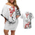 Bula Fiji Day Couples Matching Off Shoulder Short Dress and Hawaiian Shirt Tagimaucia on Masi Pattern