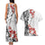 Bula Fiji Day Couples Matching Tank Maxi Dress and Hawaiian Shirt Tagimaucia on Masi Pattern