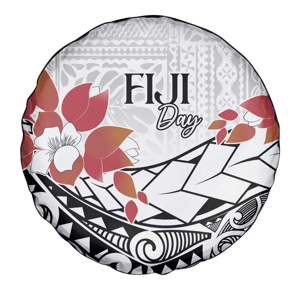 Bula Fiji Day Spare Tire Cover Tagimaucia on Masi Pattern