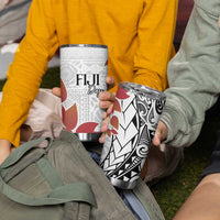 Bula Fiji Day Tumbler Cup Tagimaucia on Masi Pattern LT7 - Polynesian Pride