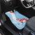 Bula Fiji Day Car Mats Tagimaucia on Masi Pattern - Turquoise