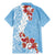 Bula Fiji Day Family Matching Mermaid Dress and Hawaiian Shirt Tagimaucia on Masi Pattern - Turquoise